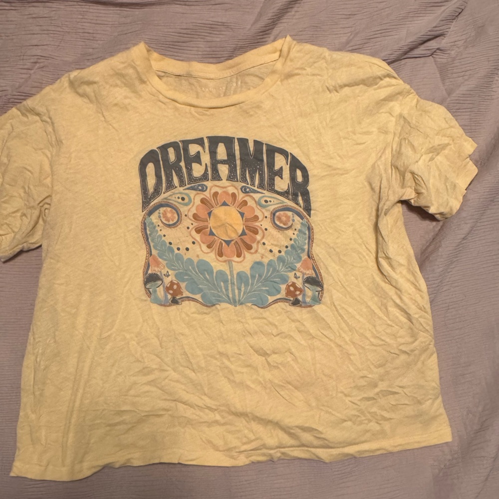 American Eagle Outfitters Beige T-Shirt